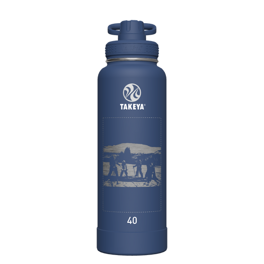 Actives Water Bottle With Spout Lid - customized