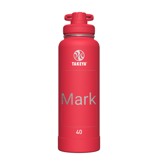 Actives Water Bottle With Spout Lid - customized