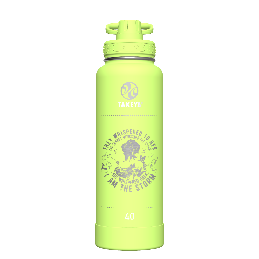 Actives Water Bottle With Spout Lid - customized
