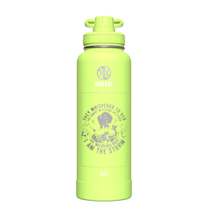 Actives Water Bottle With Spout Lid - customized