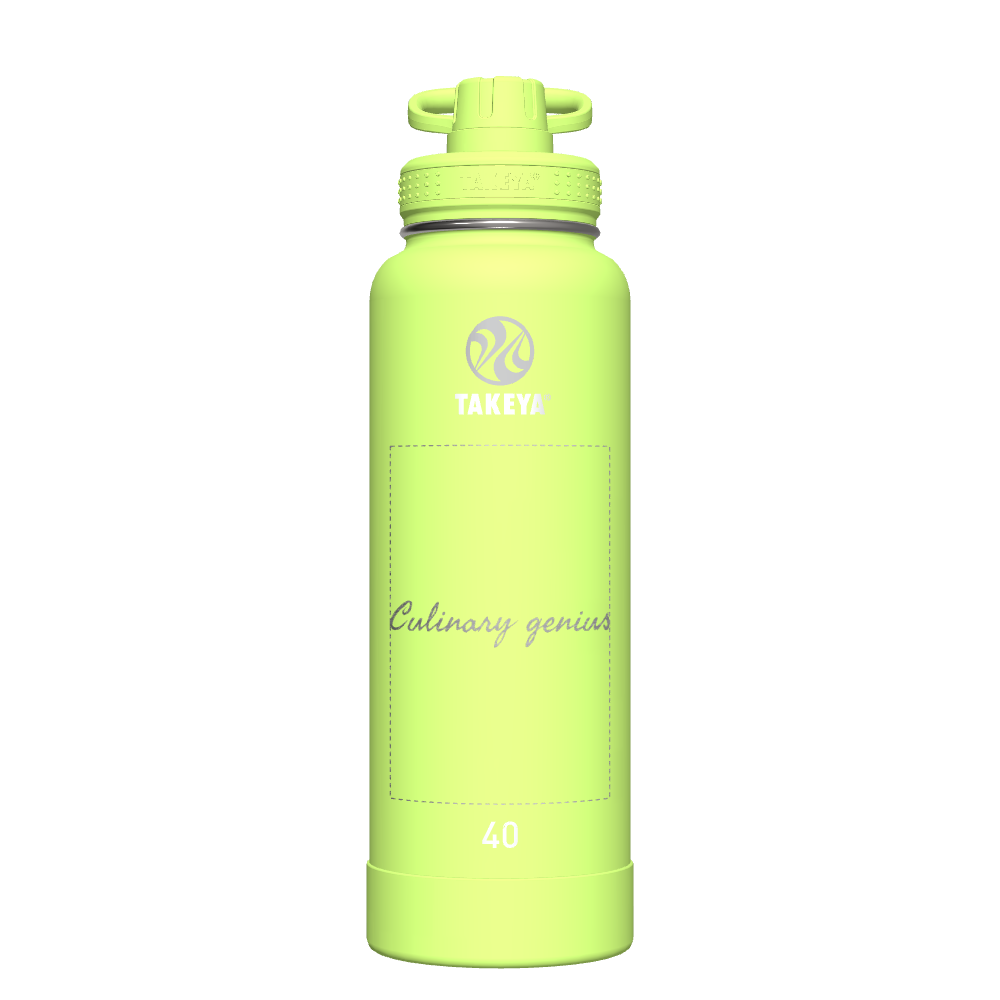 Actives Water Bottle With Spout Lid - customized