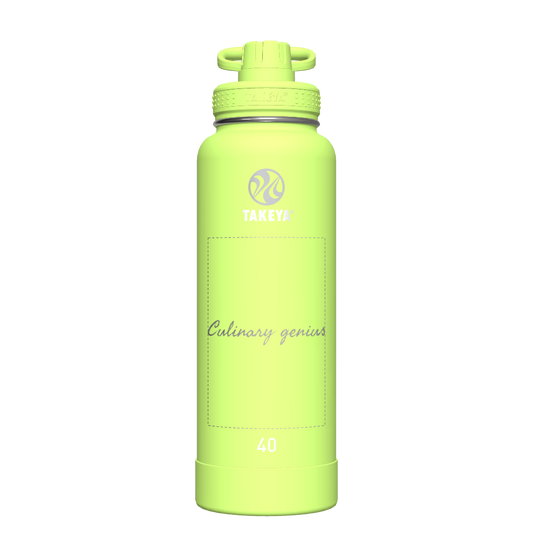 Actives Water Bottle With Spout Lid - customized