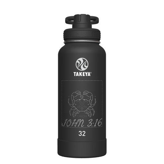 Actives Water Bottle With Spout Lid - customized
