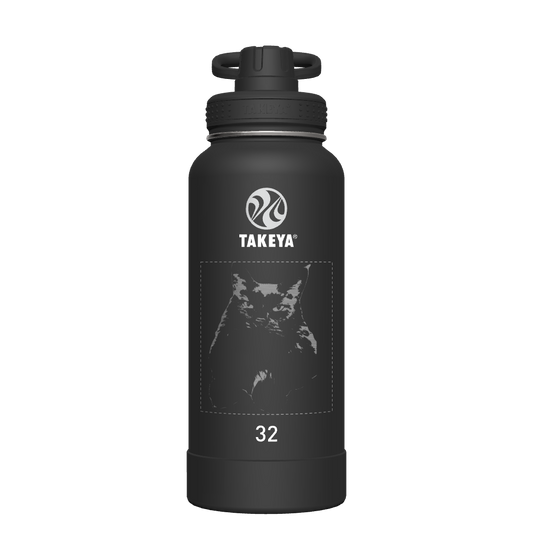 Actives Water Bottle With Spout Lid - customized