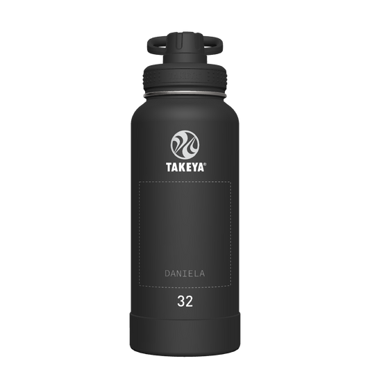 Actives Water Bottle With Spout Lid - customized