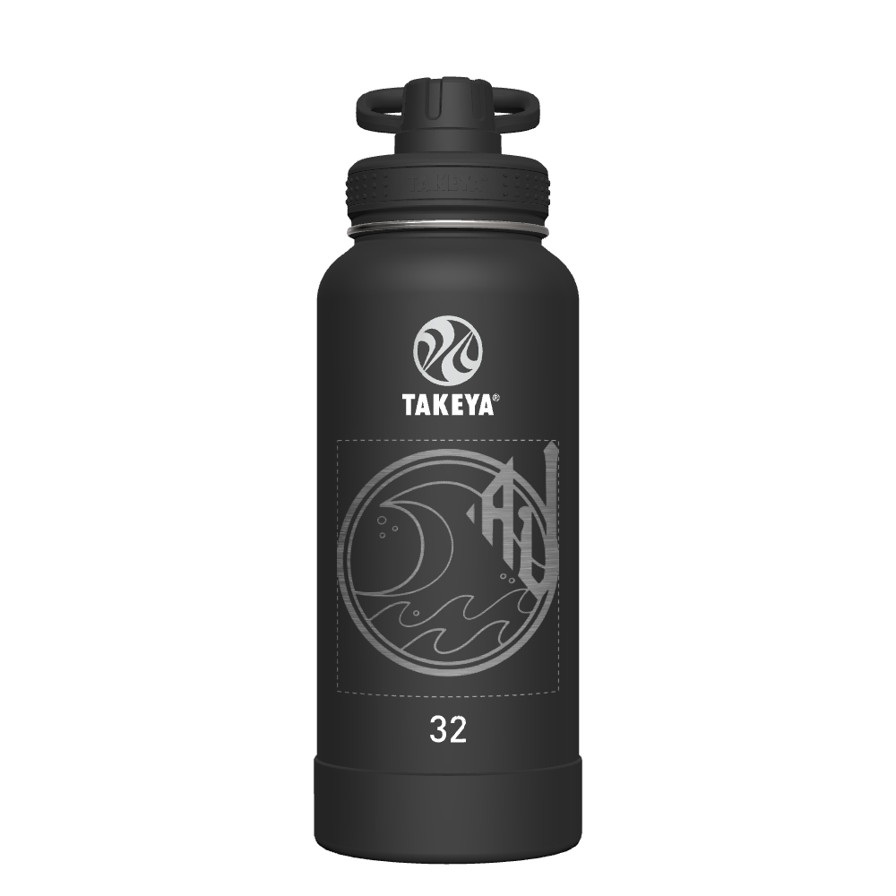 Actives Water Bottle With Spout Lid - customized