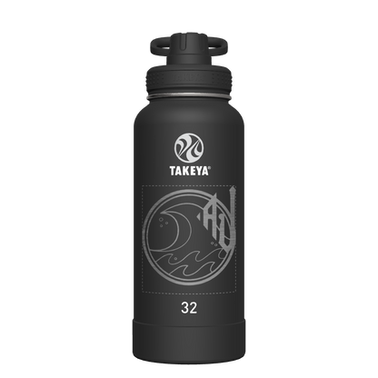 Actives Water Bottle With Spout Lid - customized