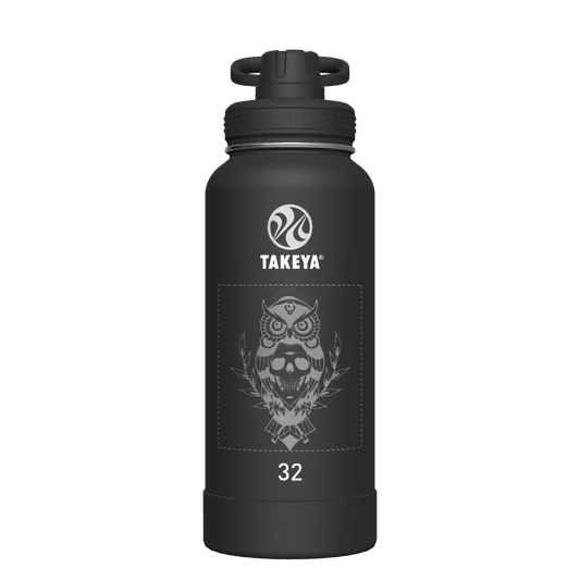 Actives Water Bottle With Spout Lid - customized