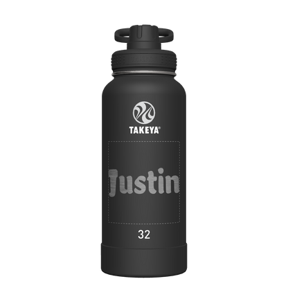 Actives Water Bottle With Spout Lid - customized