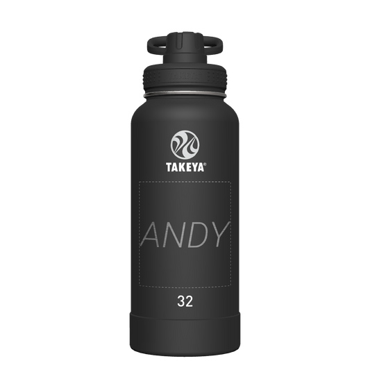Actives Water Bottle With Spout Lid - customized