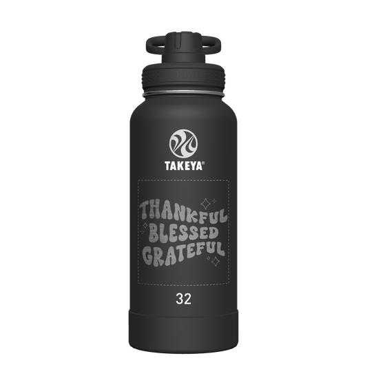 Actives Water Bottle With Spout Lid - customized