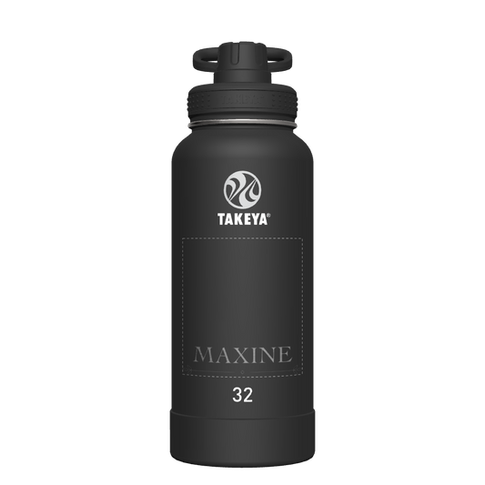 Actives Water Bottle With Spout Lid - customized