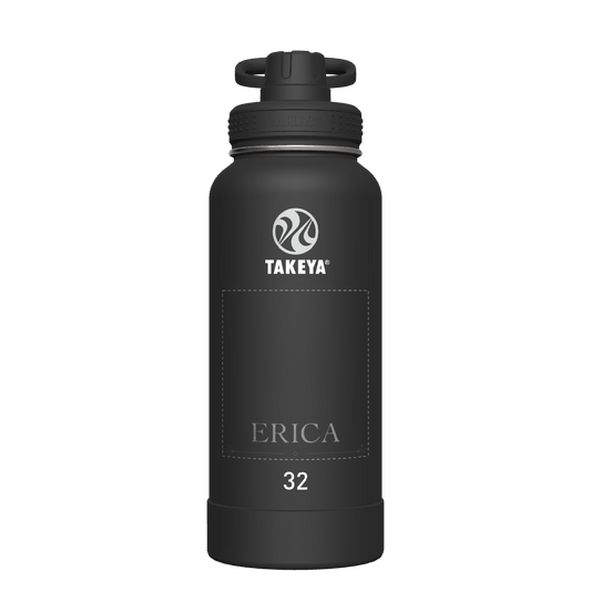 Actives Water Bottle With Spout Lid - customized