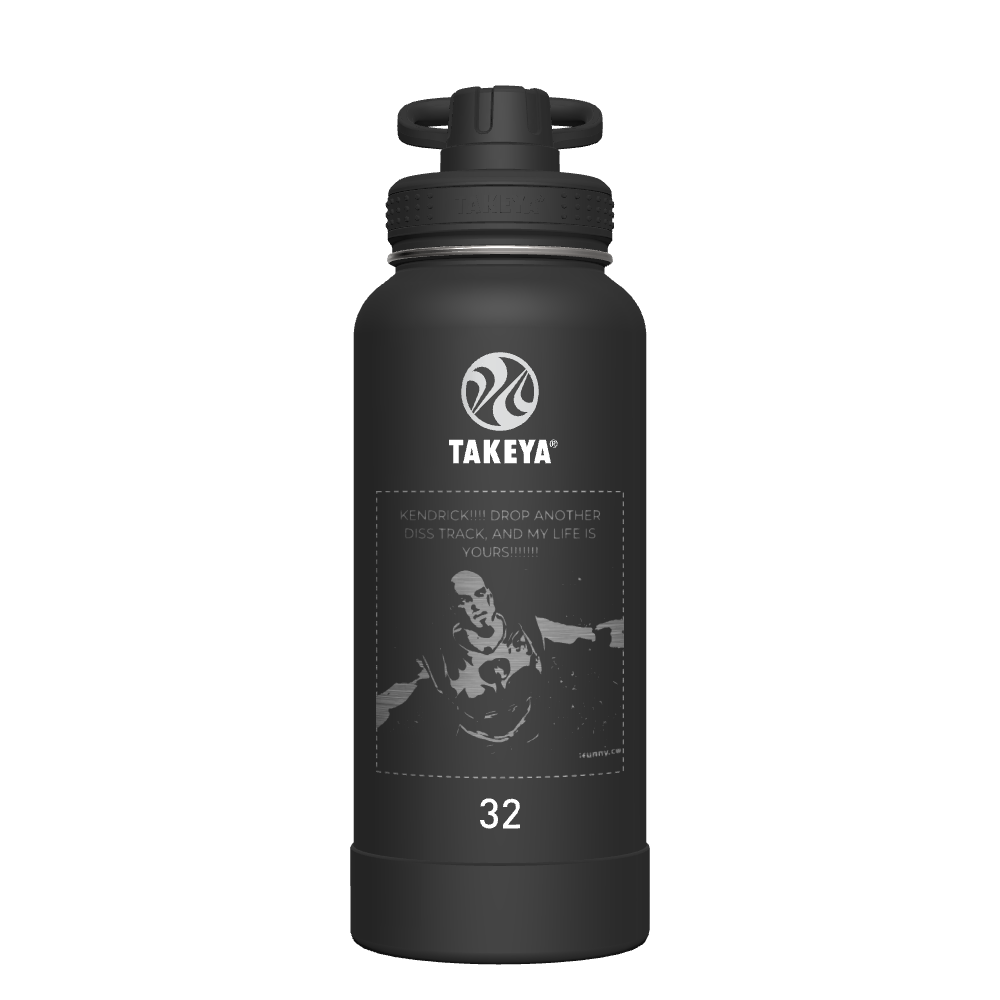 Actives Water Bottle With Spout Lid - customized