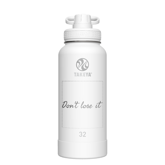 Actives Water Bottle With Spout Lid - customized