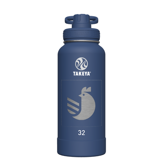 Actives Water Bottle With Spout Lid - customized