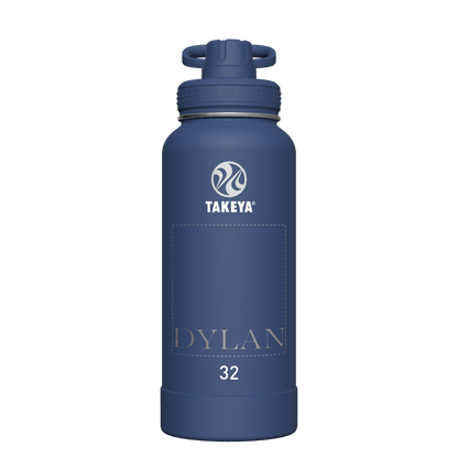 Actives Water Bottle With Spout Lid - customized