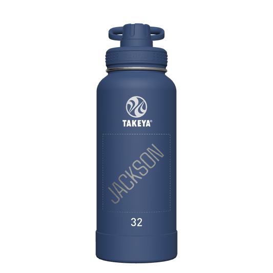 Actives Water Bottle With Spout Lid - customized