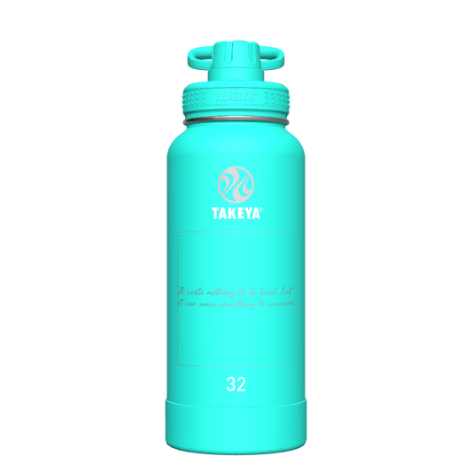 Actives Water Bottle With Spout Lid - customized