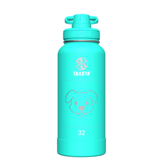 Actives Water Bottle With Spout Lid - customized