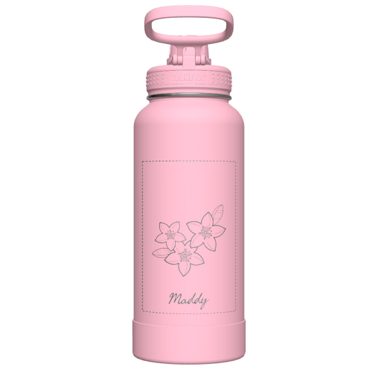 Actives Water Bottle With Spout Lid - customized