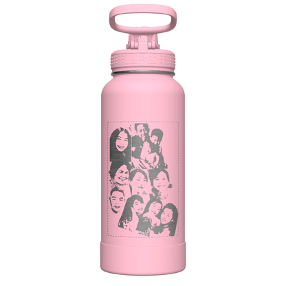 Actives Water Bottle With Spout Lid - customized