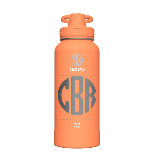 Actives Water Bottle With Spout Lid - customized