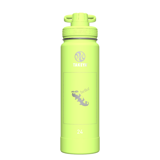 Actives Water Bottle With Spout Lid - customized
