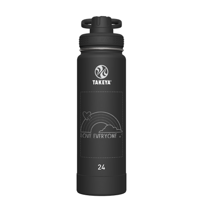 Actives Water Bottle With Spout Lid - customized