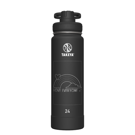 Actives Water Bottle With Spout Lid - customized