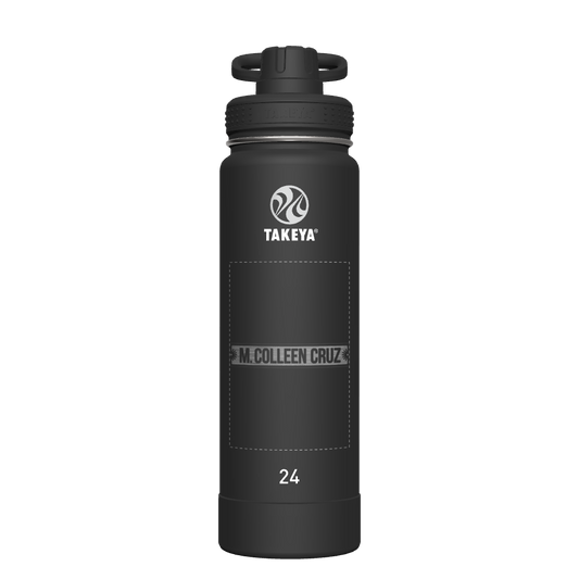 Actives Water Bottle With Spout Lid - customized