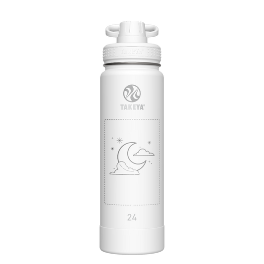 Actives Water Bottle With Spout Lid - customized