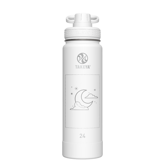 Actives Water Bottle With Spout Lid - customized