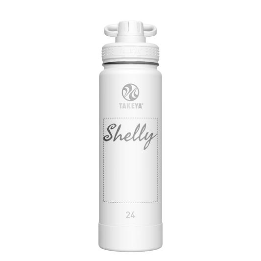 Actives Water Bottle With Spout Lid - customized