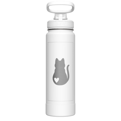 Actives Water Bottle With Spout Lid - customized