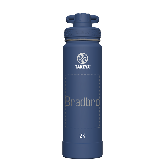 Actives Water Bottle With Spout Lid - customized