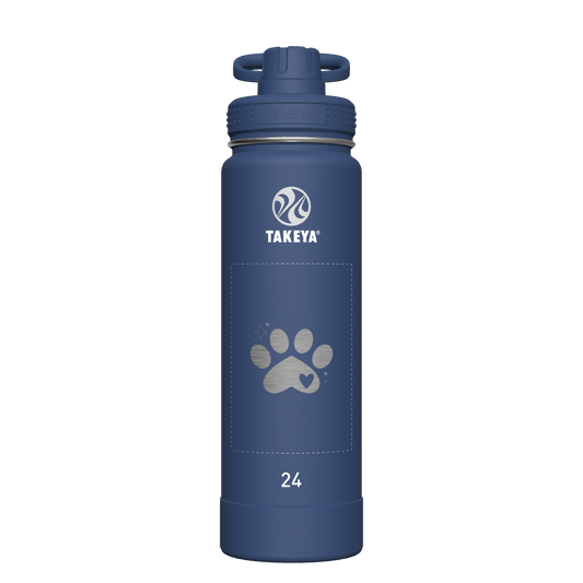 Actives Water Bottle With Spout Lid - customized