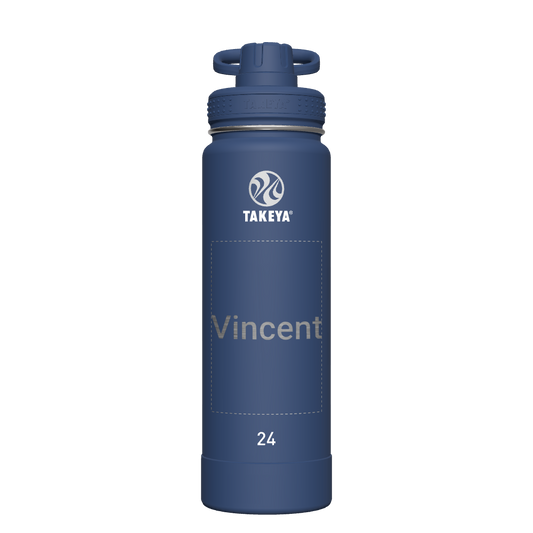 Actives Water Bottle With Spout Lid - customized