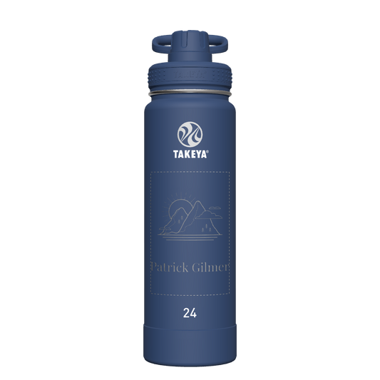 Actives Water Bottle With Spout Lid - customized