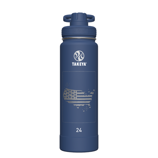 Actives Water Bottle With Spout Lid - customized