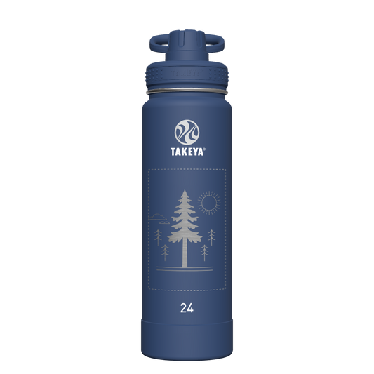 Actives Water Bottle With Spout Lid - customized