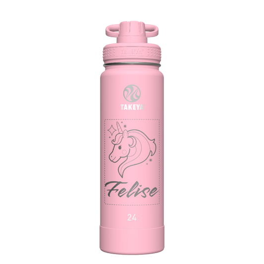 Actives Water Bottle With Spout Lid - customized