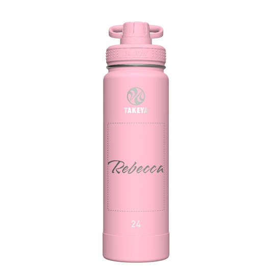 Actives Water Bottle With Spout Lid - customized