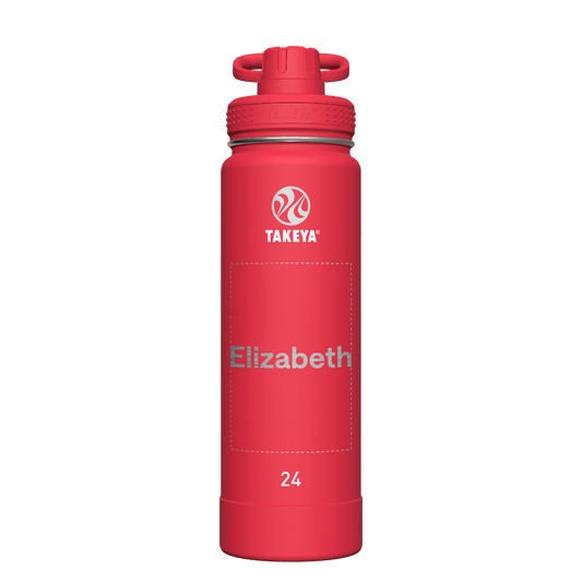 Actives Water Bottle With Spout Lid - customized