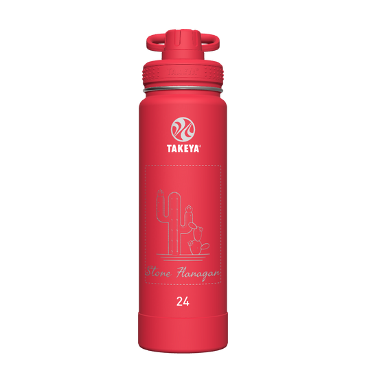 Actives Water Bottle With Spout Lid - customized