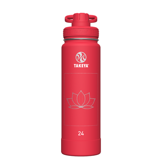 Actives Water Bottle With Spout Lid - customized