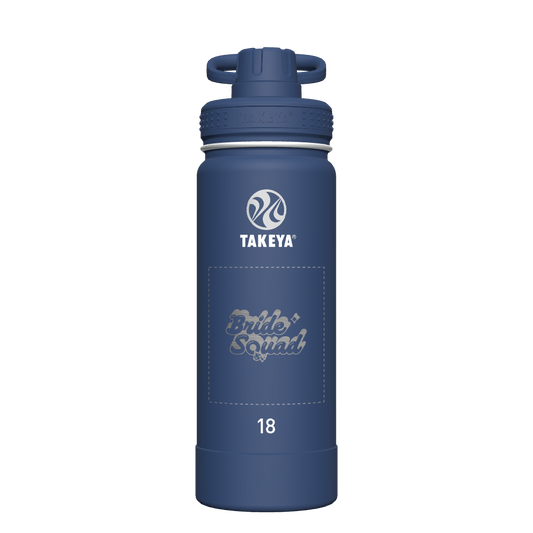 Actives Water Bottle With Spout Lid - customized