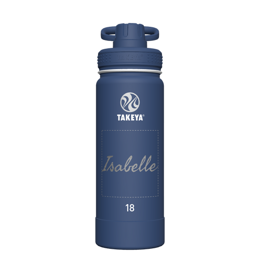 Actives Water Bottle With Spout Lid - customized