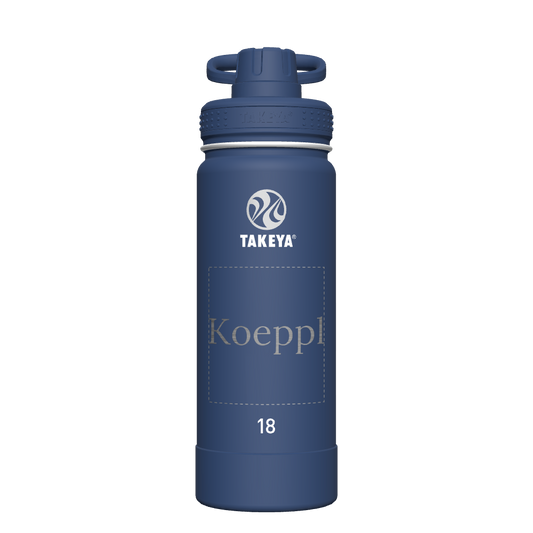 Actives Water Bottle With Spout Lid - customized