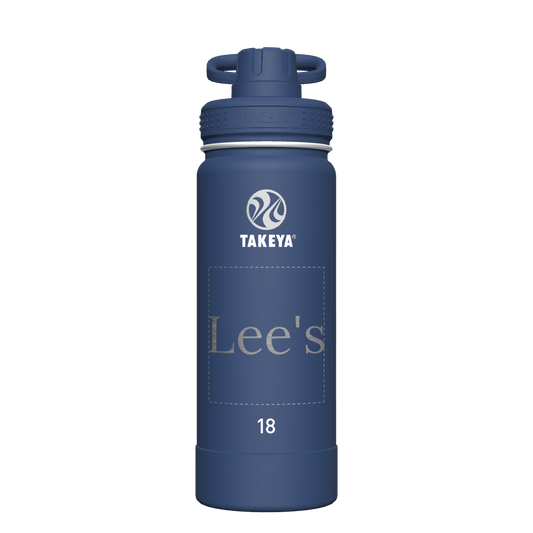 Actives Water Bottle With Spout Lid - customized
